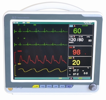 デジタル SpO2 技術の 7 鉛 ECG の波形の表示携帯用忍耐強いモニター
