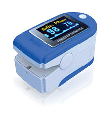 二重色 OLED の表示デジタル携帯用指先の脈拍の酸化濃度計 SPO2 の忍耐強いモニター